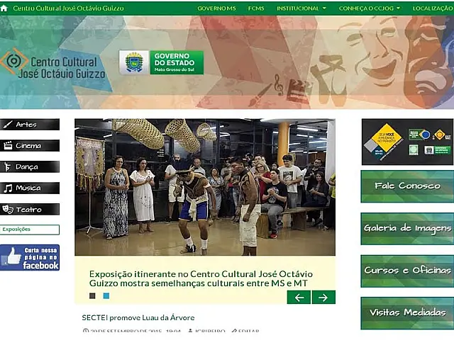 Centro Cultural lança novo site em comemoração aos 31 anos