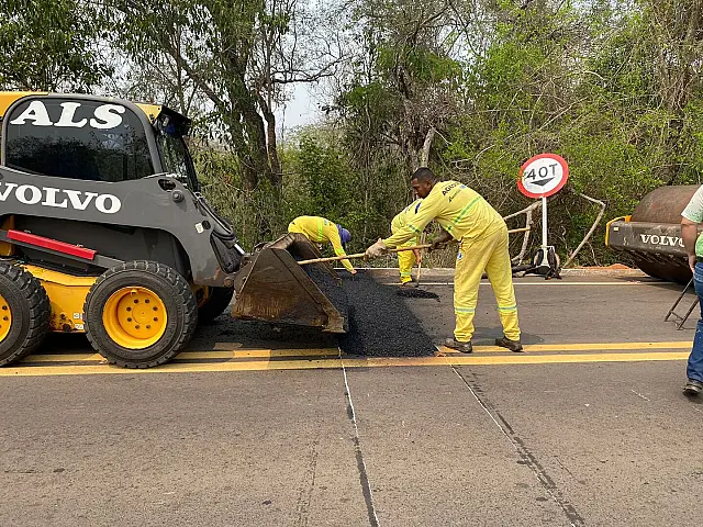 Agesul reforça sinalização e inicia obras na ponte sobre o Rio Miranda