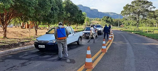 Fiscalização na barreira sanitária de Piraputanga é diária, diz prefeitura