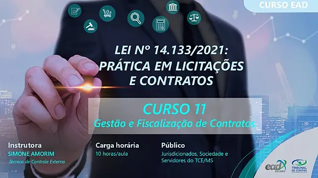 TCE-MS oferece curso sobre gestão e fiscalização de contratos