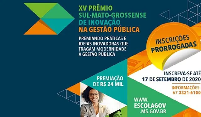 Prorrogadas inscrições para Prêmio de Inovação na Gestão Pública