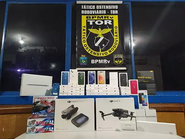 Policiais apreendem carga de descaminho de mais de R$397 mil