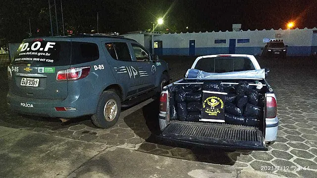 Menino de 15 anos é preso pela DOF com 194 kg de maconha