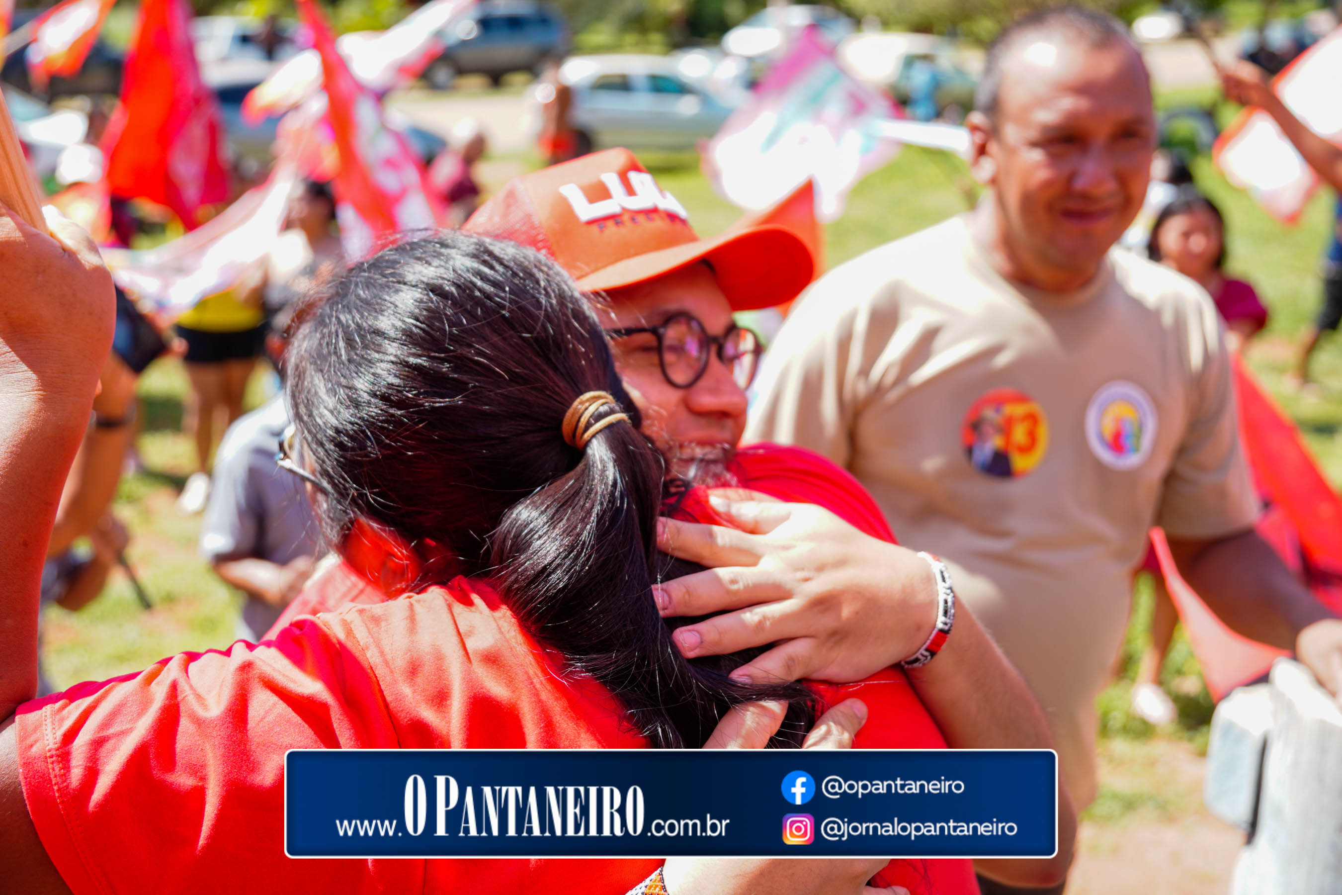Carreata do Lula em Nioaque - Brejão e cidade O Pantaneiro