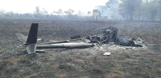 Falso PRF é preso em MS após queda de helicóptero e fuga de táxi