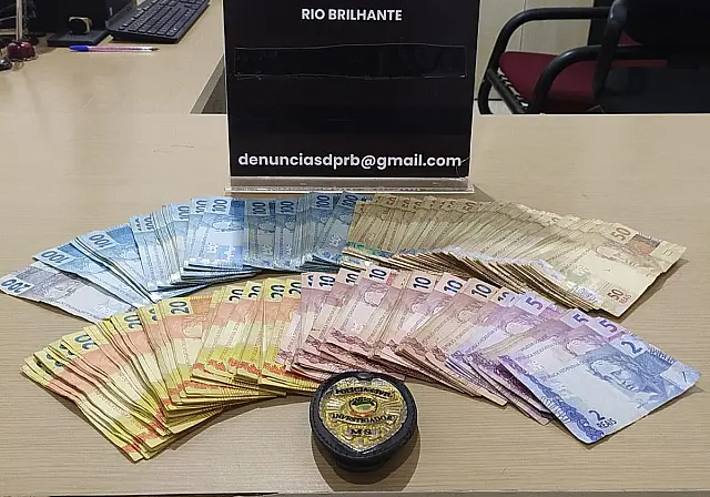 Polícia recupera R$ 15 mil furtados de posto de combustível