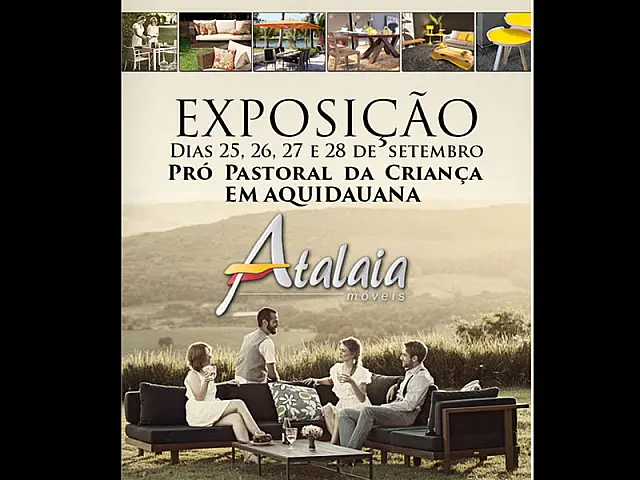 Atalaia Móveis abre hoje exposição em prol da Pastoral da Criança
