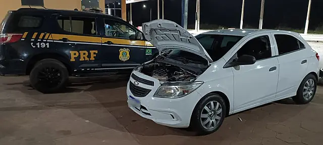 Veículo furtado é recuperado na BR-267 em Bataguassu e condutor é preso