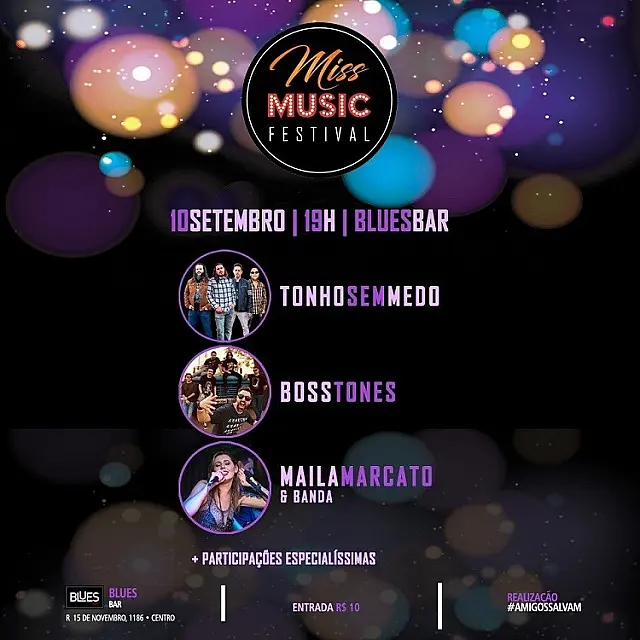 Grupo de amigos promove ‘Miss Music Festival’ para ajudar amiga com câncer