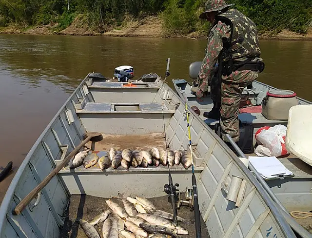 PMA conclui Operação Pesca Legal com 423 kg de pescado apreendidos