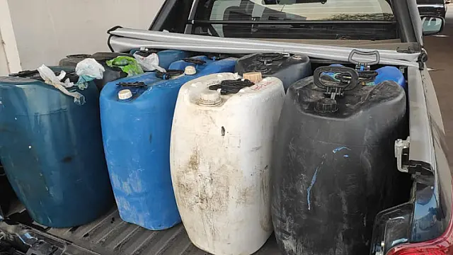 Diesel clandestino é apreendido na fronteira com Corumbá