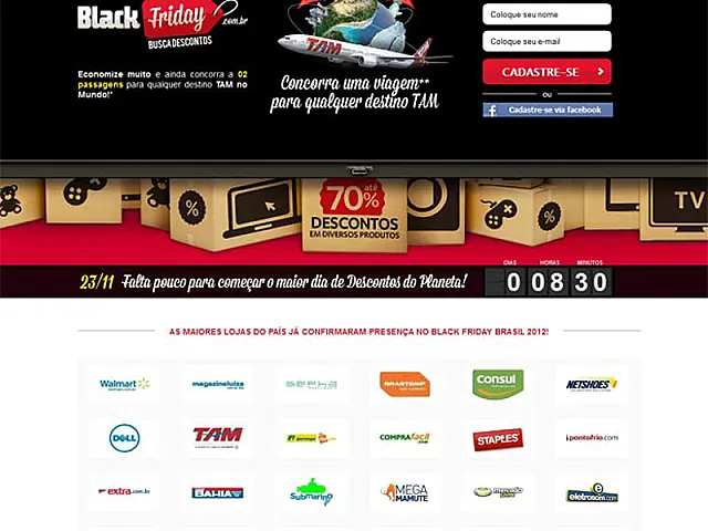 'Black Friday' promete descontos de até 75% nesta sexta