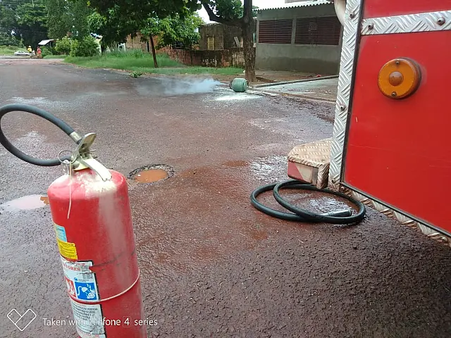 Corpo de Bombeiros é acionado para controlar vazamento de Gás de cozinha