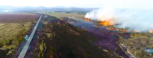 Queimadas se intensificam e Ibama estima 1 milhão de hectares em cinzas em Aquidauana, Anastácio e região