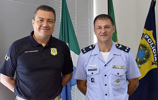 Superintendente da PRF/MS recebe visita do Comandante da BACG