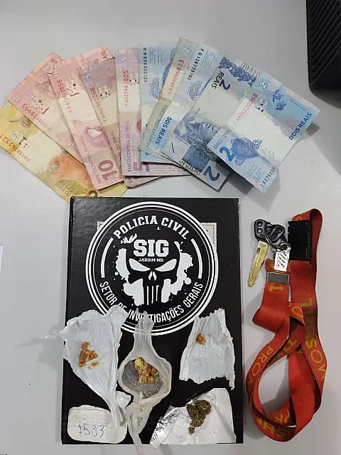 Homem é preso após fazer entrega de drogas em Jardim
