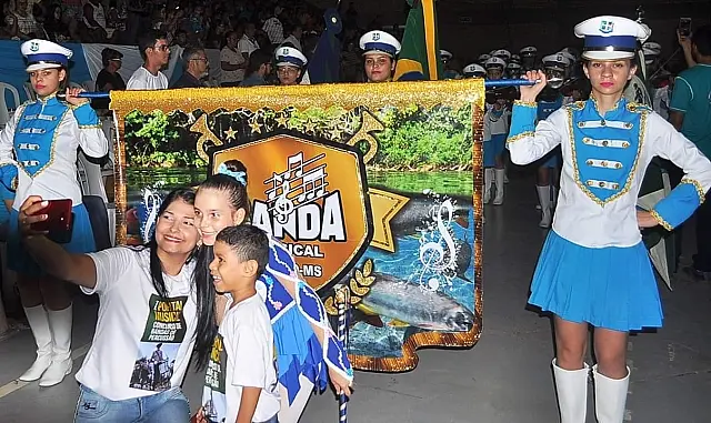 Banda Sinfônica Municipal de Bonito apresenta-se em Anastácio
