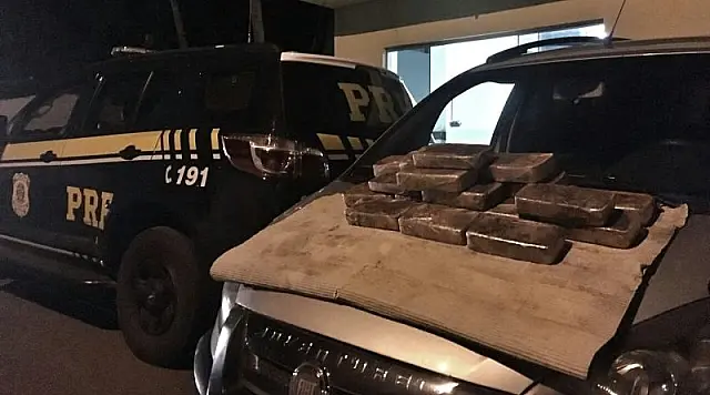 PRF prende homem com 21 quilos de cocaína em Miranda