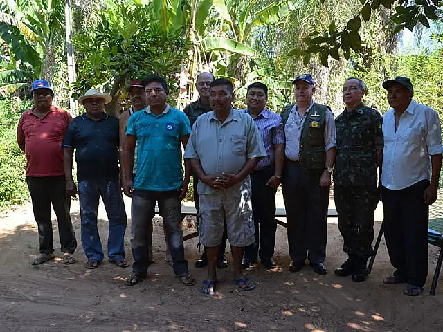 Equipe da DPHCEx reconhece participação de índios terena na 2ª Guerra Mundial