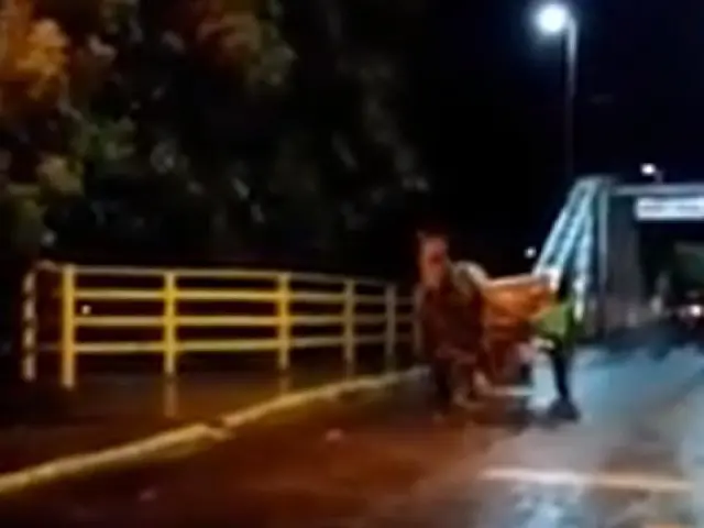 Vídeo: carroça misteriosa atravessa ponte entre Aquidauana e Anastácio