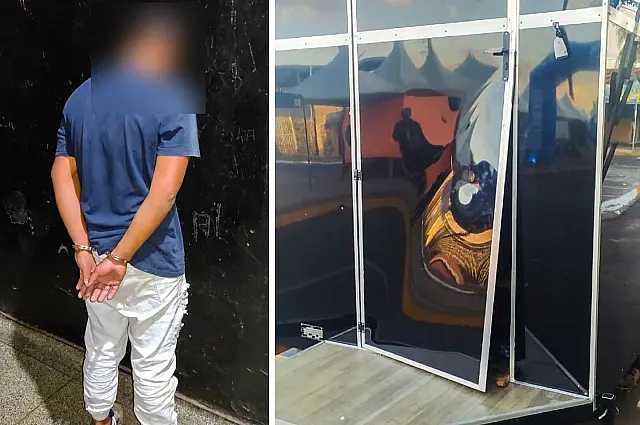 Adolescente infrator tentar furtar trailer na Avenida Pantaneta