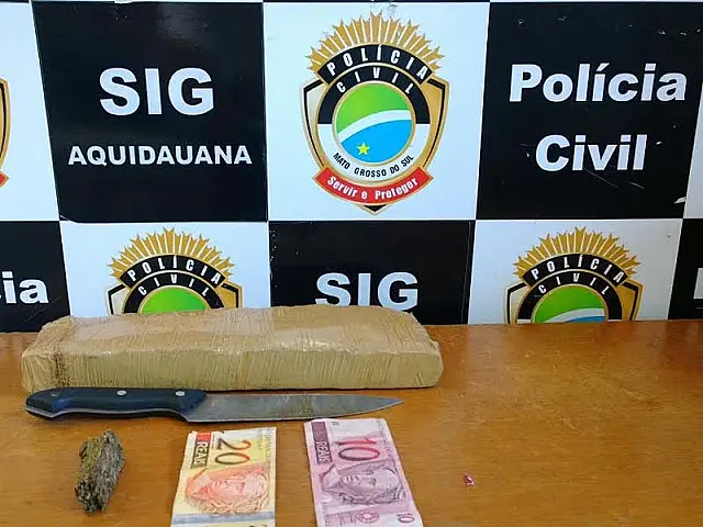 Polícias Militar e Civil realizam ação conjunta e prendem traficante