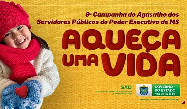 Doações para a campanha "Aqueça Uma Vida" podem ser realizadas até 18 de junho