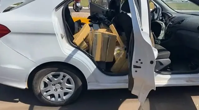 Traficante é preso com mais de meia tonelada de maconha