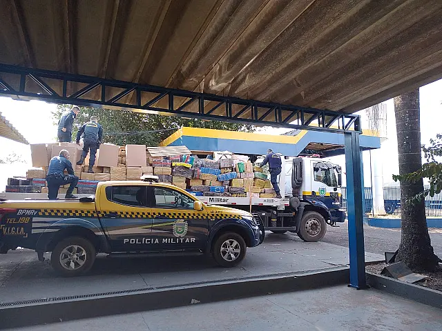 TOR apreende mais de 10 toneladas de maconha em carreta
