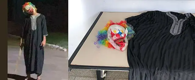 Palhaço "assombrado" de Miranda é identificado