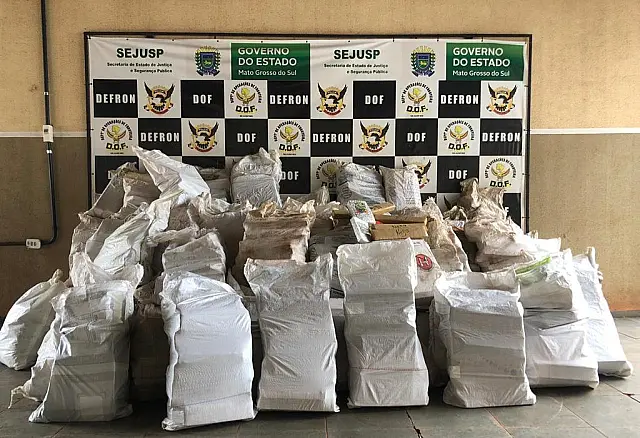 DOF apreende quase 4 toneladas de droga, recupera veículos e apreende agrotóxicos