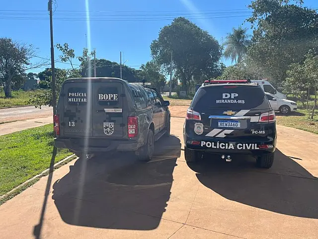 Homem com 30 passagens é baleado em confronto com Bope em Miranda