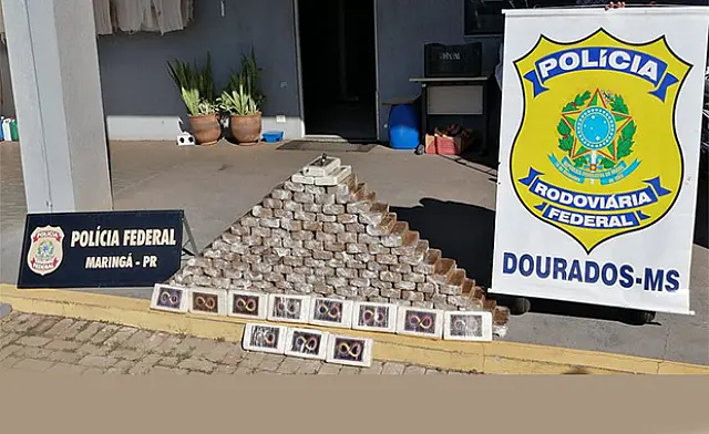 Federais apreendem cocaína na BR-376