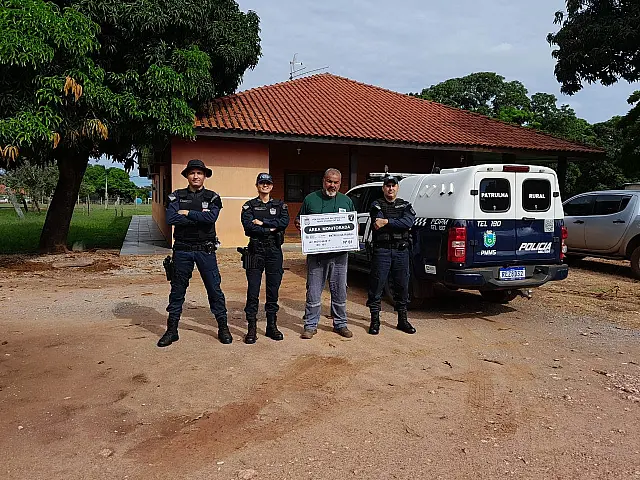 Bonito e Bodoquena recebem primeiras placas de monitoramento do Policiamento Rural