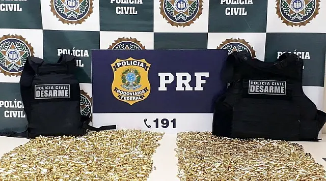 Policiais cumprem mandados de prisão contra tráfico de armas de MS ao Rio de Janeiro