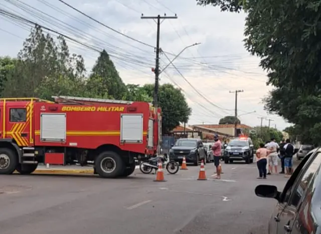 Acidente entre motos mobiliza Corpo de Bombeiros em Anastácio