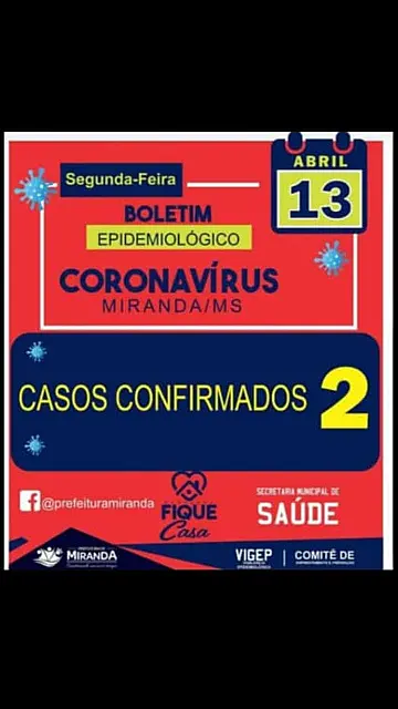 Companheiro de cela é o segundo caso confirmado de Covid-19 em Miranda
