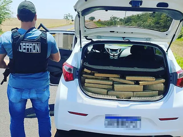 Mais de 300 kg de maconha são apreendidos pela polícia