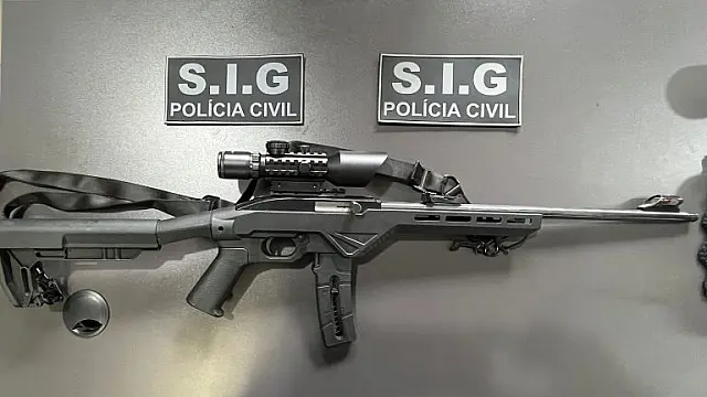 Suspeito de atirar em cachorro tem rifle apreendido em Novo Horizonte