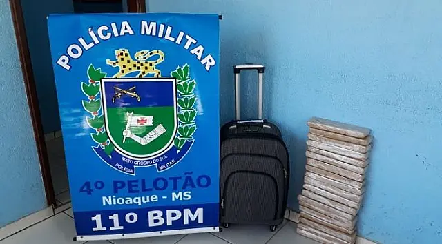 Adolescente é presa por tráfico internacional de drogas em Nioaque