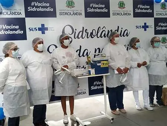 Sidrolândia realiza ato de lançamento da vacinação contra a Covid-19