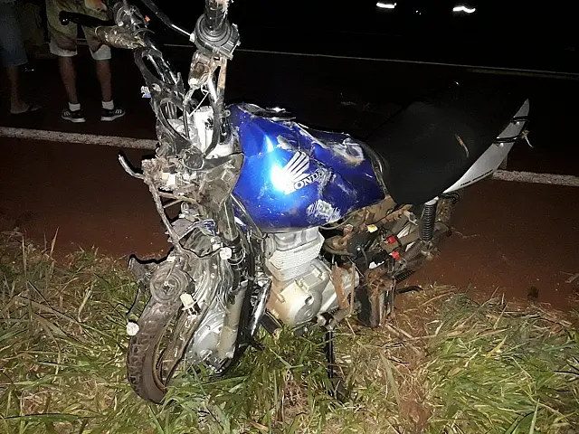 Casal de moto morre em acidente na BR-267 entre Rio Brilhante e Maracaju
