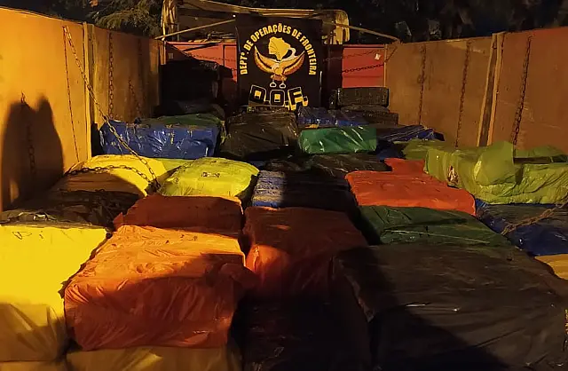 DOF apreende carreta com mais de sete toneladas de maconha na região de Sidrolândia