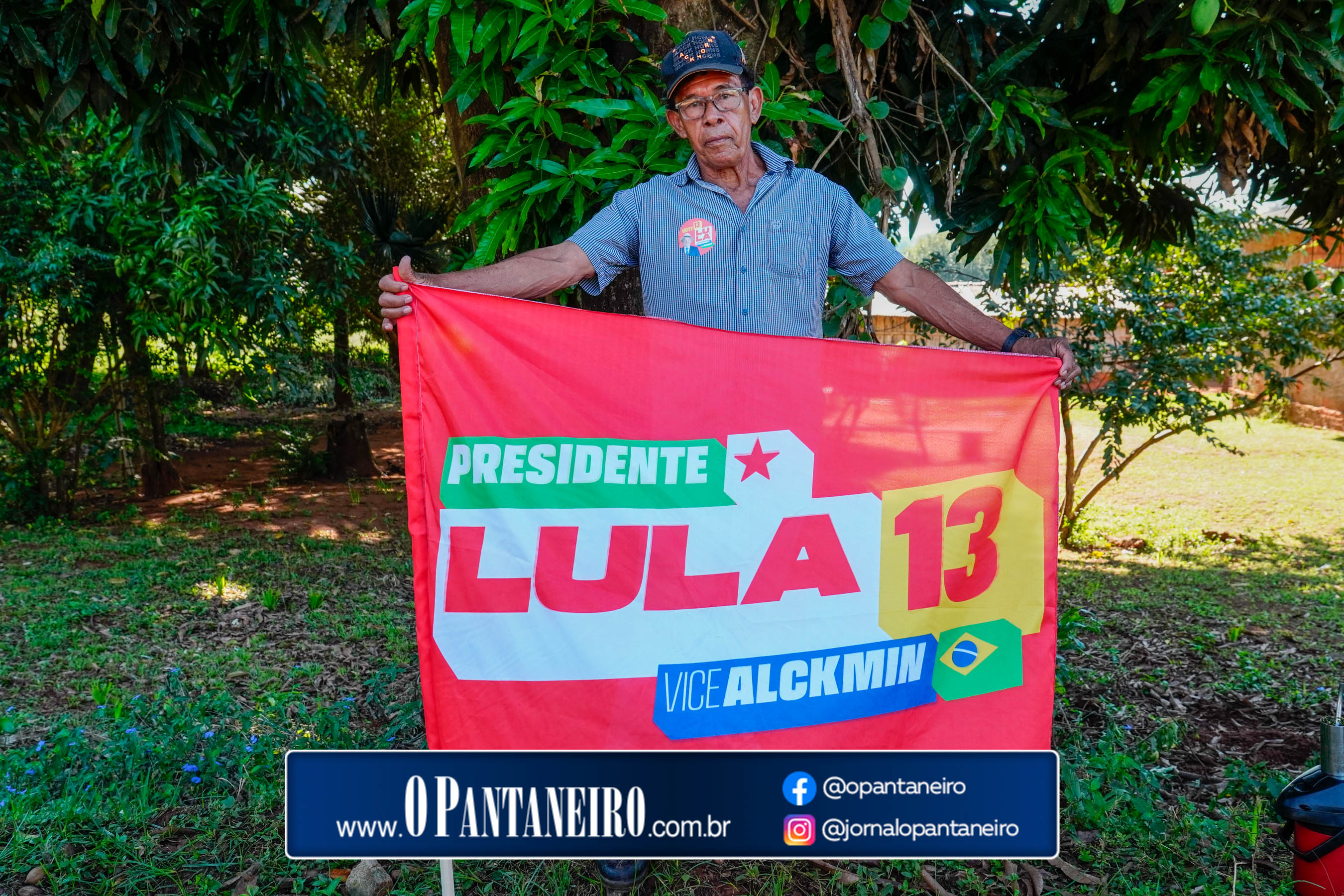 Carreata do Lula em Nioaque - Brejão e cidade O Pantaneiro
