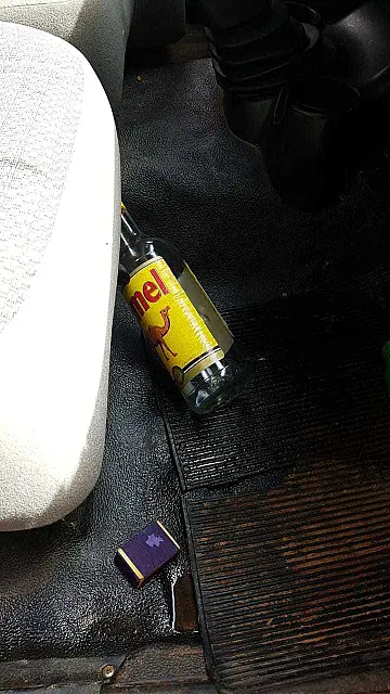 Motorista embriagado é preso com garrafa de pinga na caminhonete em Anastácio