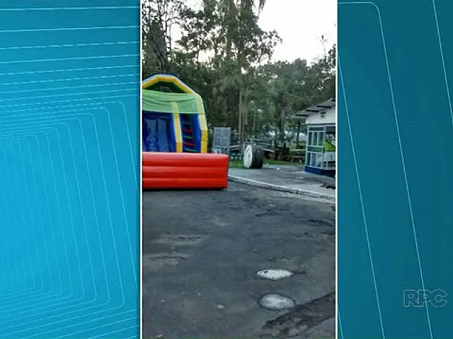 Menina de 09 anos morre ao ser arremessada de brinquedo inflável