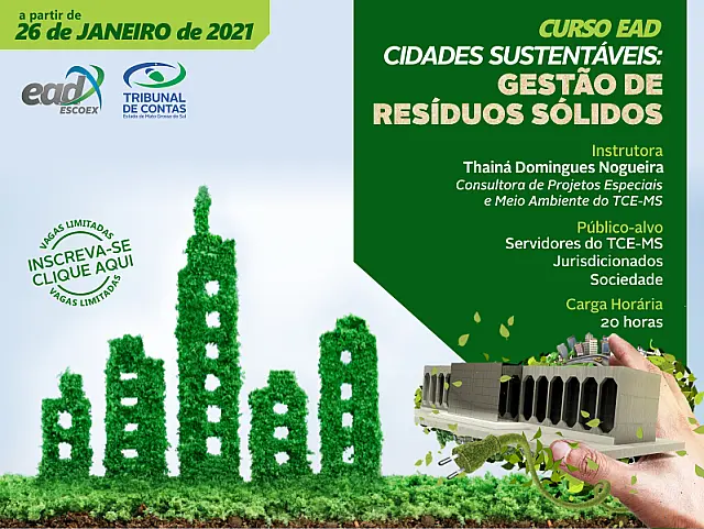 Gestão de resíduos sólidos é tema de curso do TCE-MS