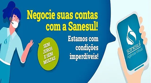 Parcelamento de débitos é prorrogado por mais 90 dias pela Sanesul