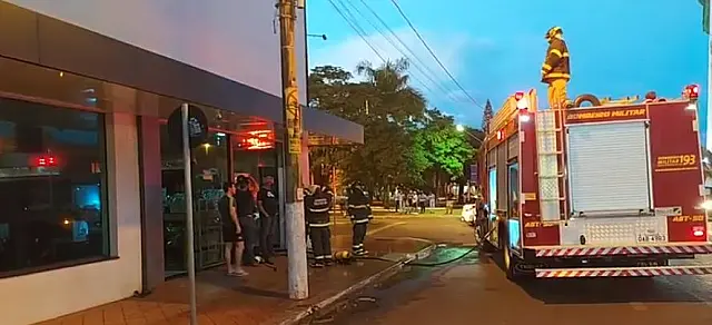 Incêndio atinge padaria Ki-Pão de Sidrolândia