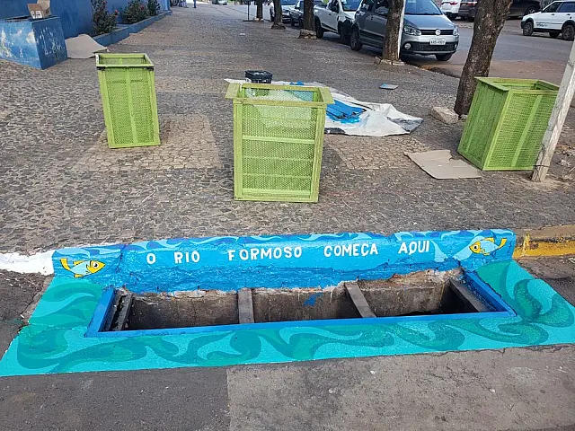 Bonito inaugura bueiro ecológico para preservar e evitar descarte de lixo em águas cristalinas